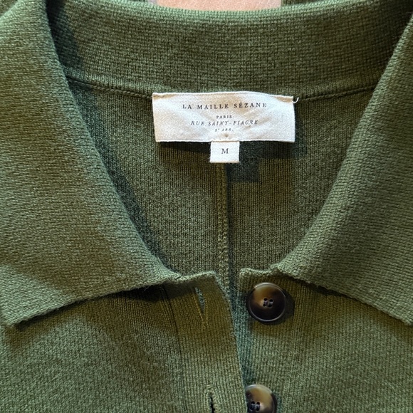 Sezane Olive Green Jumpsuit - Picture 9 of 12